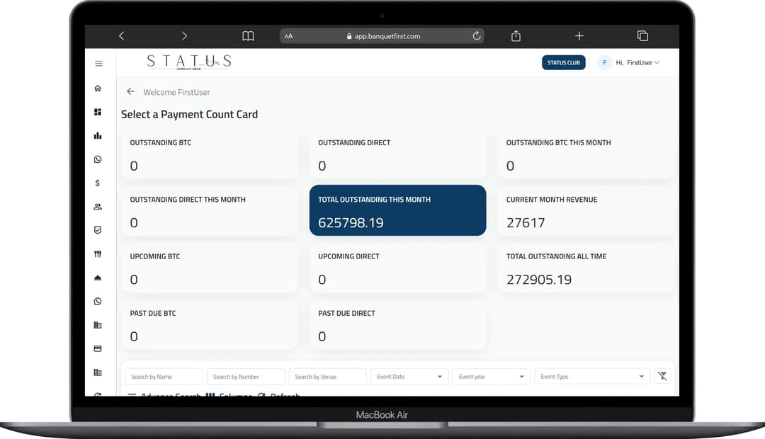 Payments & Revenue Tracking