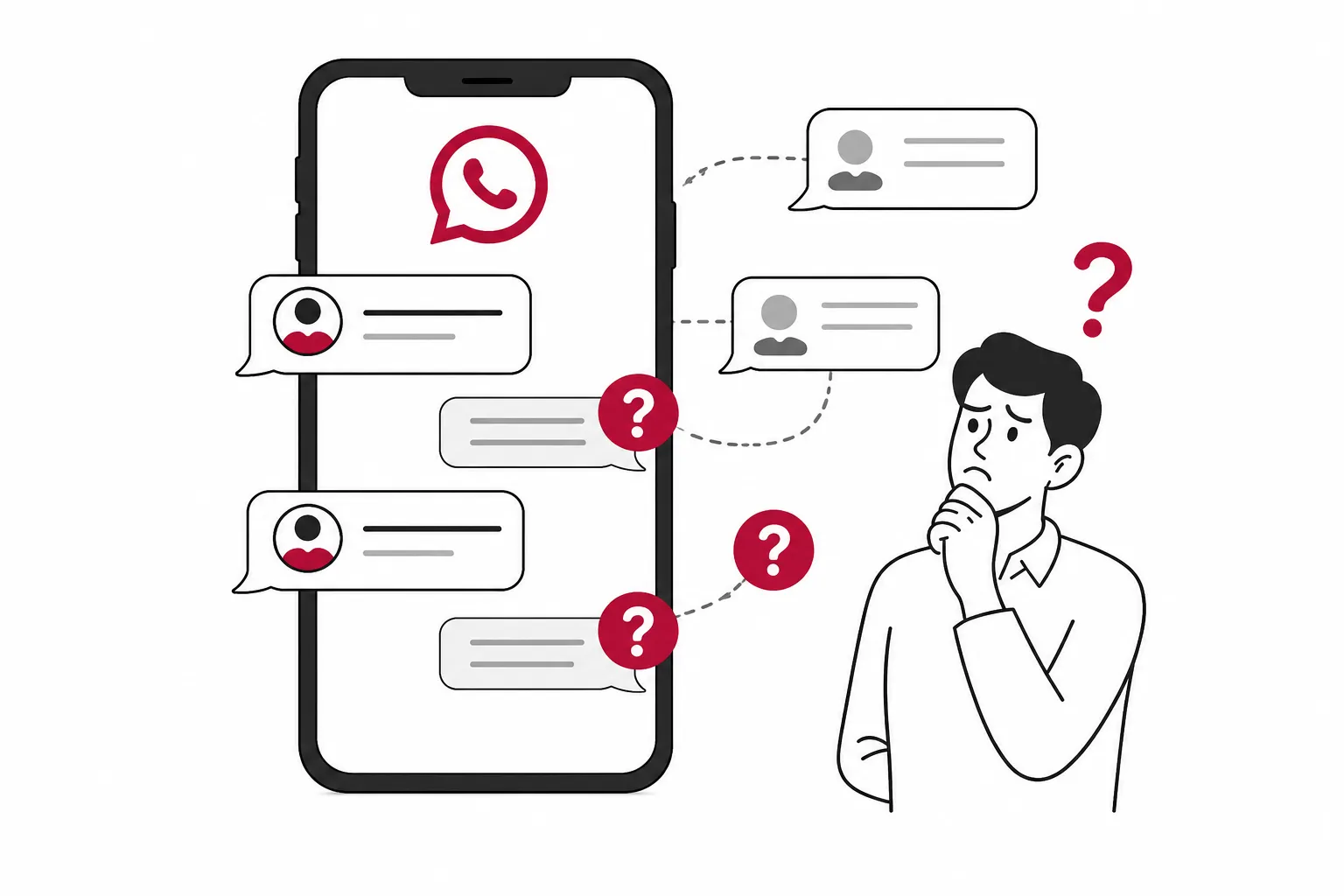 WhatsApp chats are unmanaged