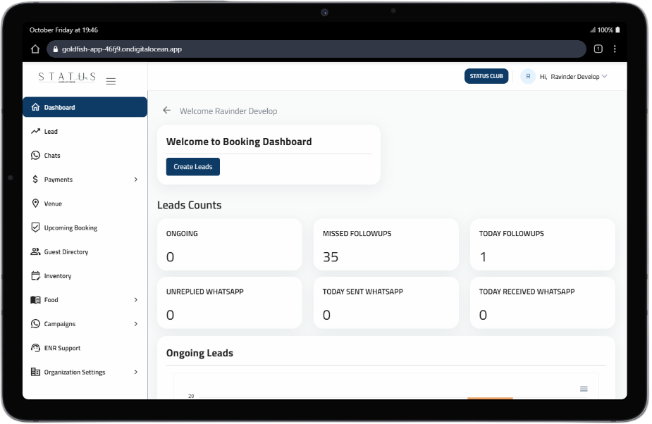 CryptGen Dashboard Interface